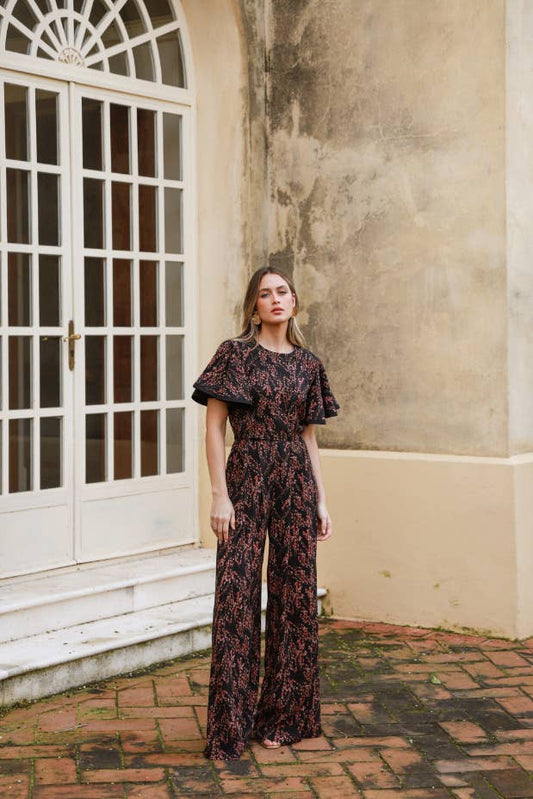 Kvetinový set Libra - nohavice a top