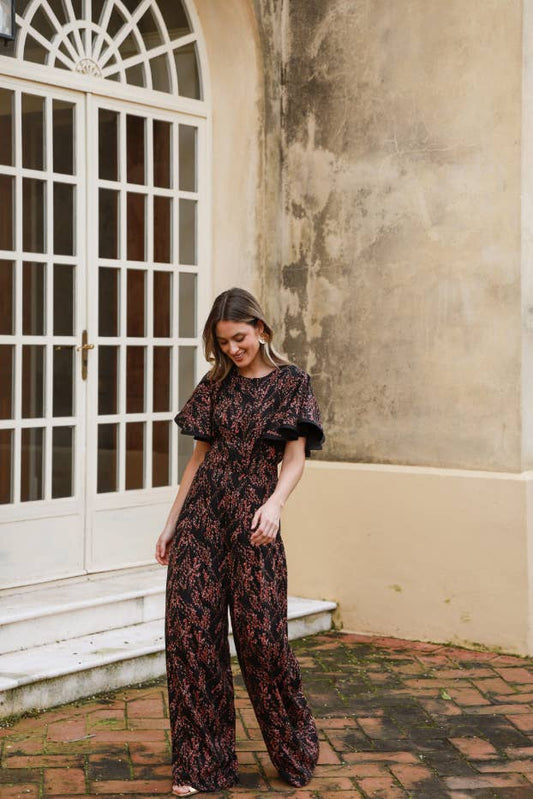 Kvetinový set Libra - nohavice a top